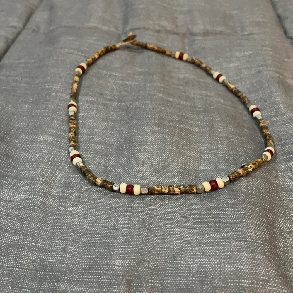Hemp/beaded necklace